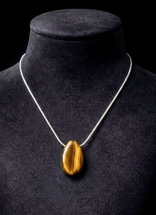 Collana Gocce di Pietra Occhio di Tigre